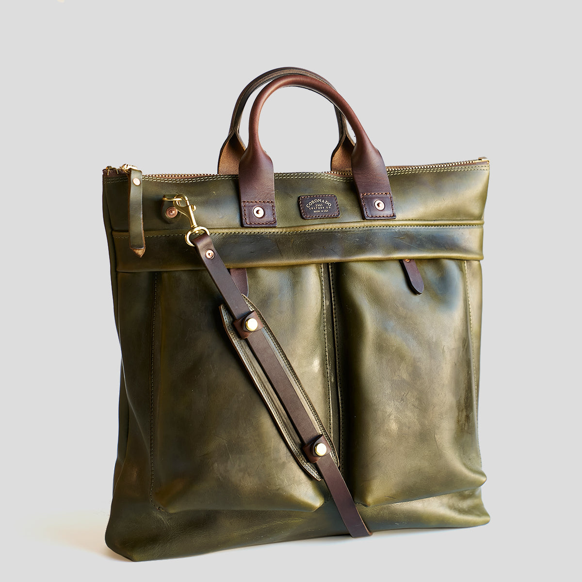 No.160 Primo Tote | Forest Green