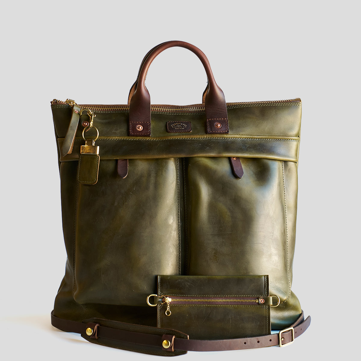 No.160 Primo Tote | Forest Green