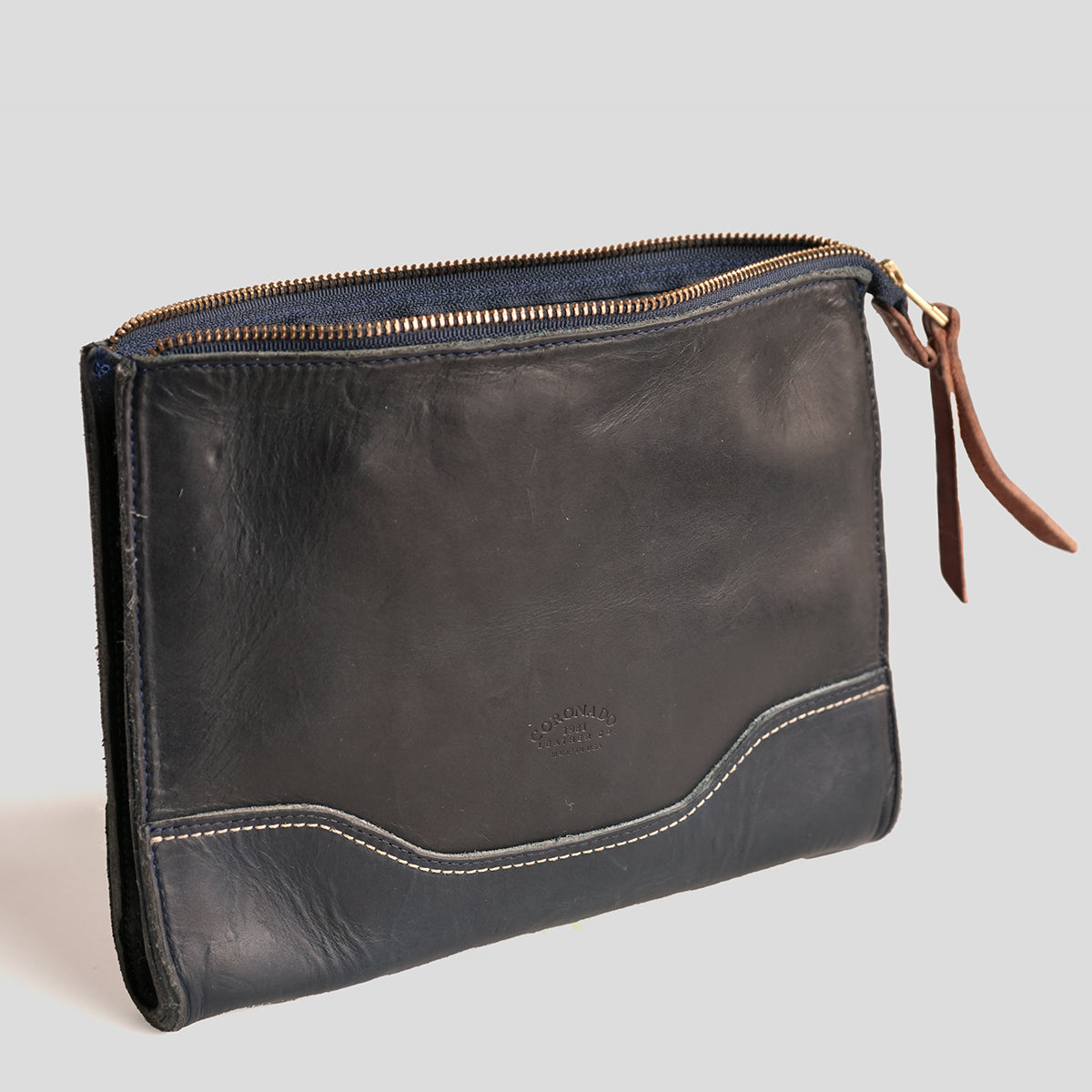 No.194 Utility Pouch | Stone-Washed Indigo