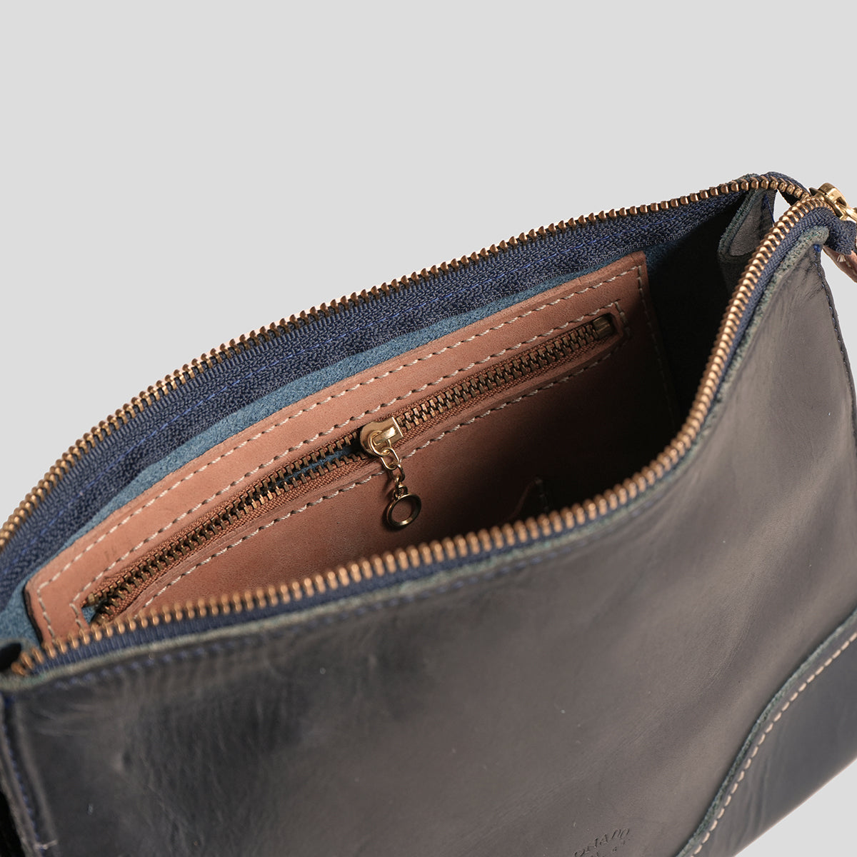 No.194 Utility Pouch | Stone-Washed Indigo