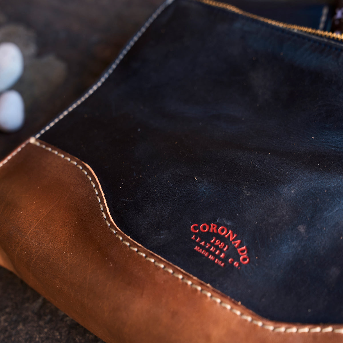 No.194 Utility Pouch | Stone-Washed Indigo