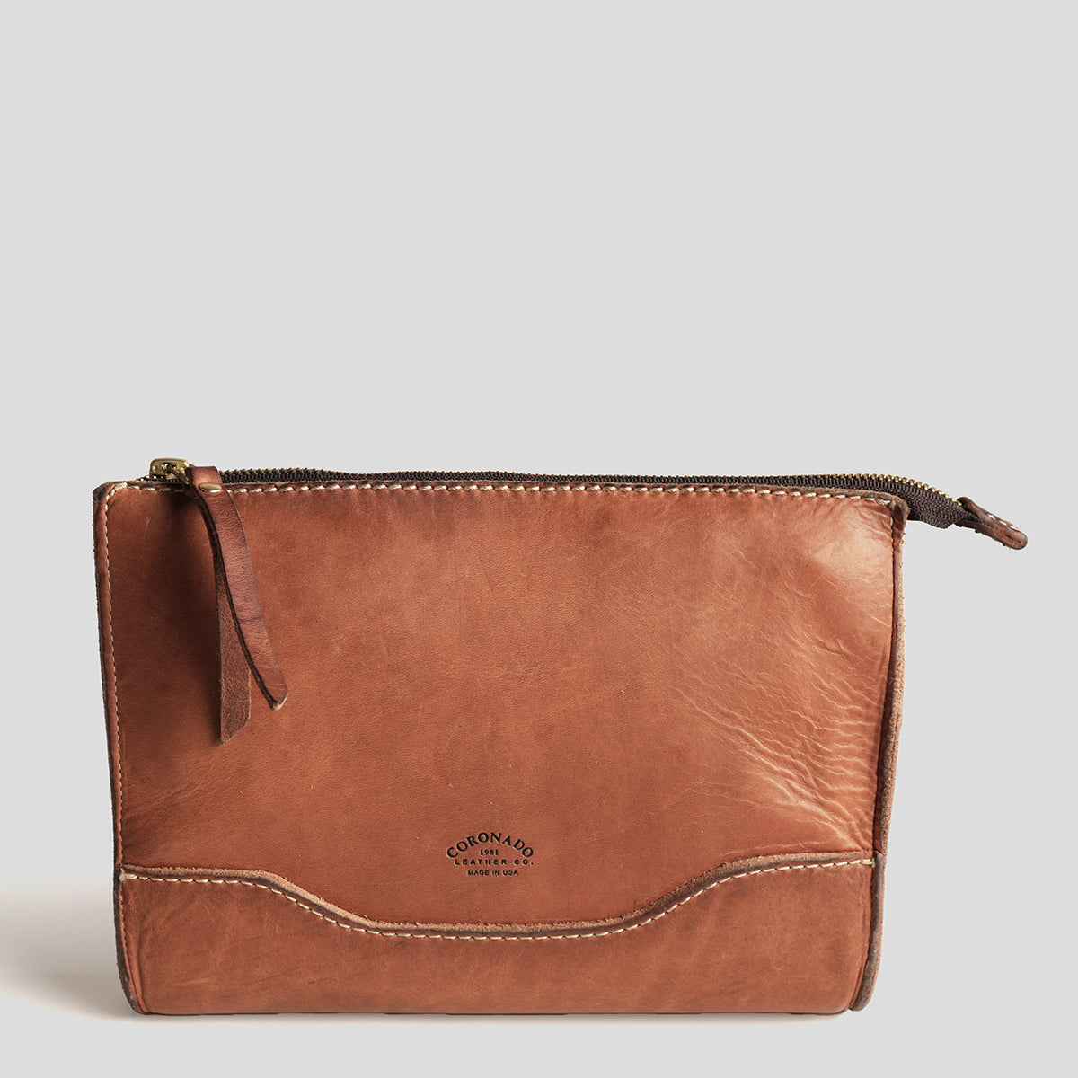 No.194 Utility Pouch | Stone-Washed Natural