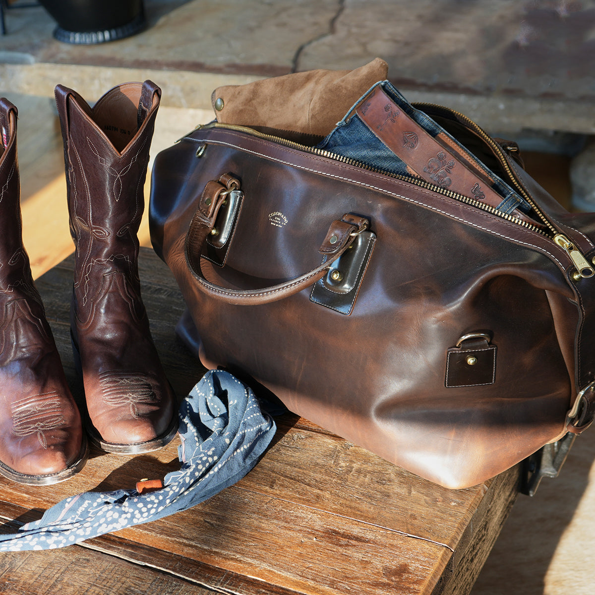 No.205 Duffel | Horween® Brown & Shell LE x10