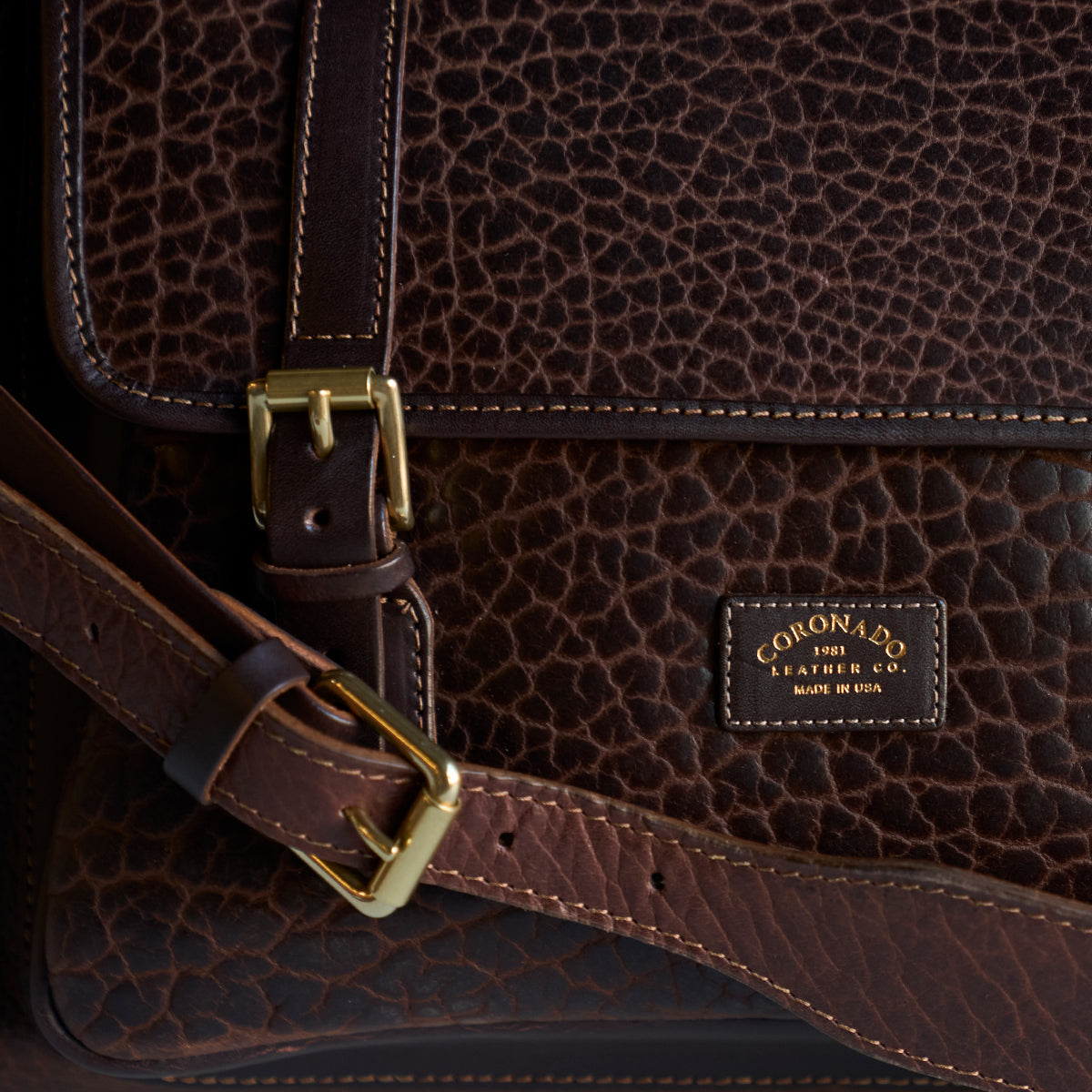 No.207 CEO Duffel | LE Bison Dark Brown