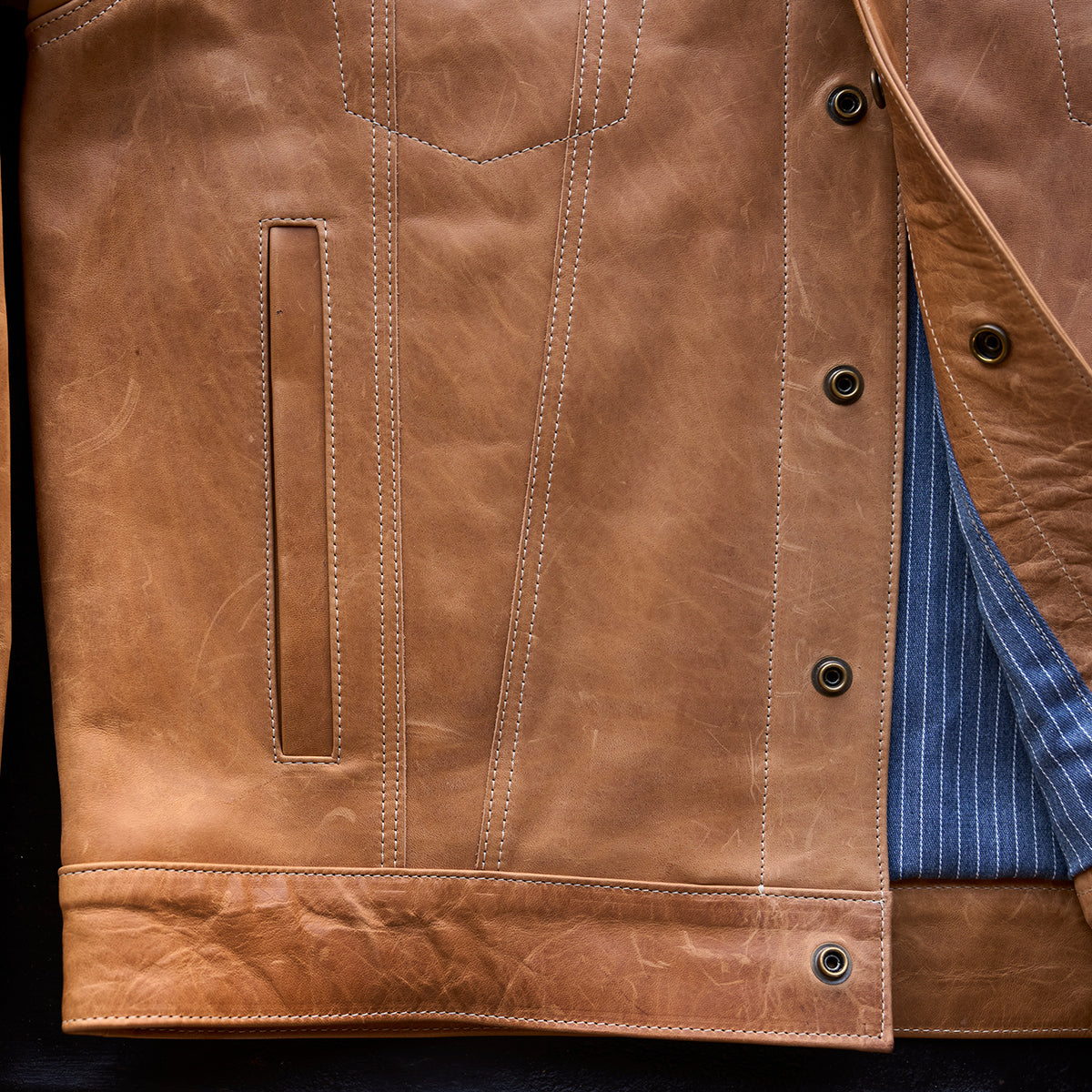 No.210 Dean | Horween® DHF Natural Horsehide LE