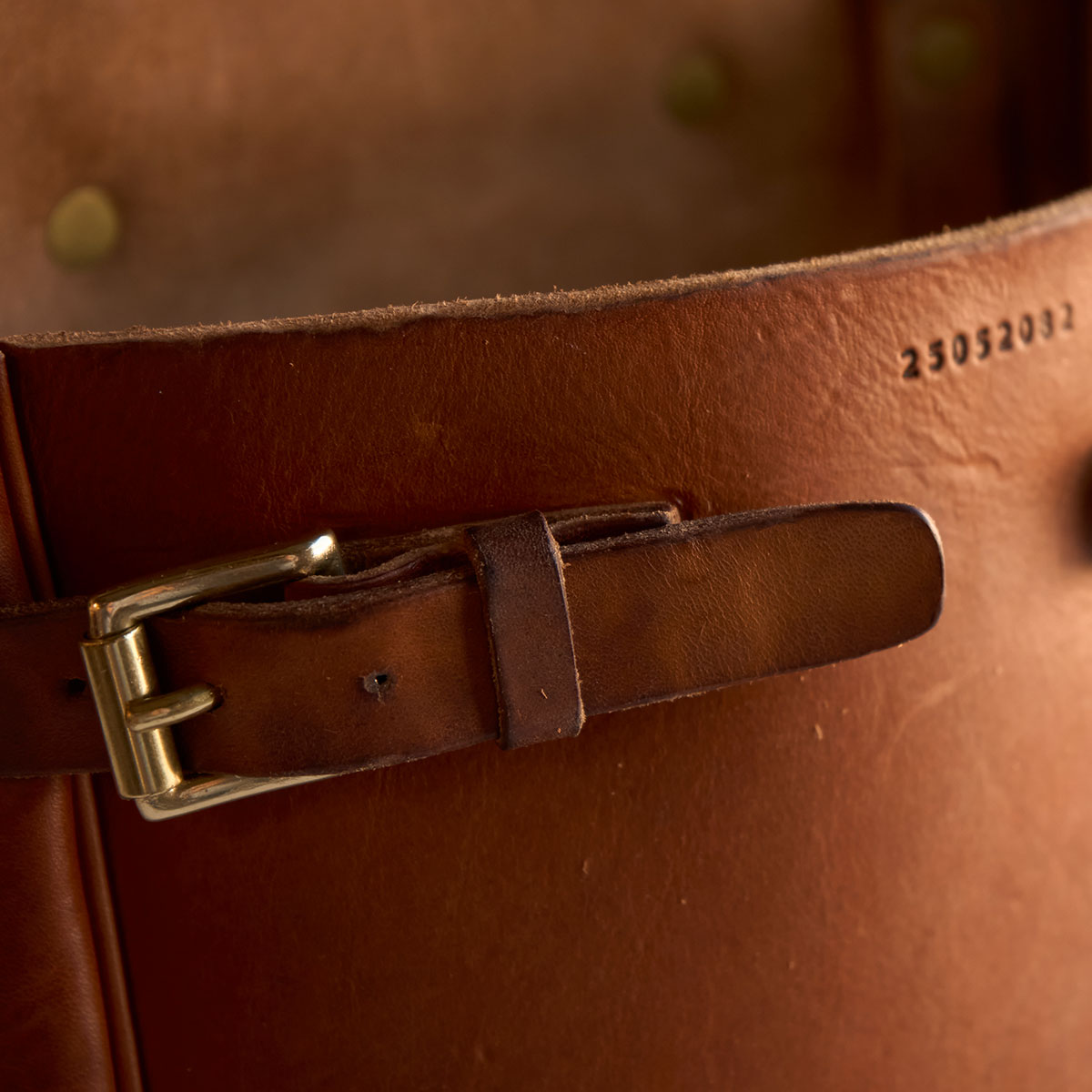 NO.212 Stone-Washed Swiss Saddle Bag