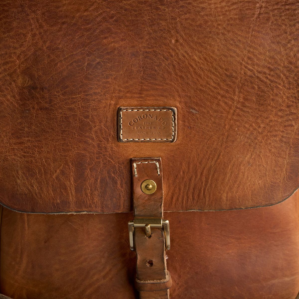 NO.212 Stone-Washed Swiss Saddle Bag