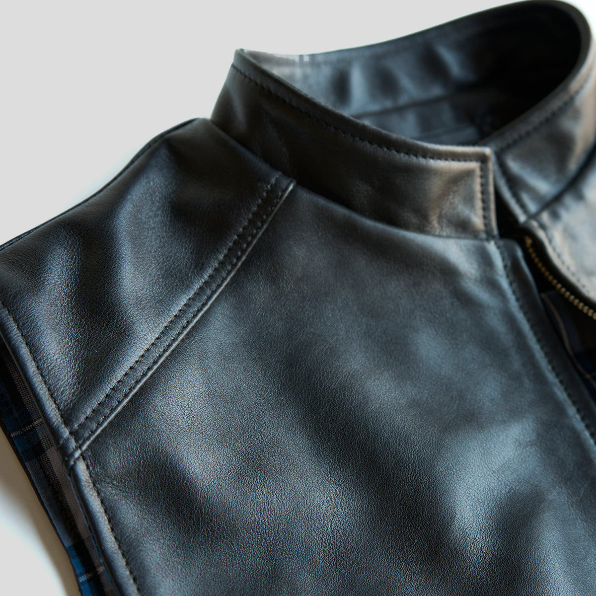 NO.330 Shelby II Vest | Black Napa