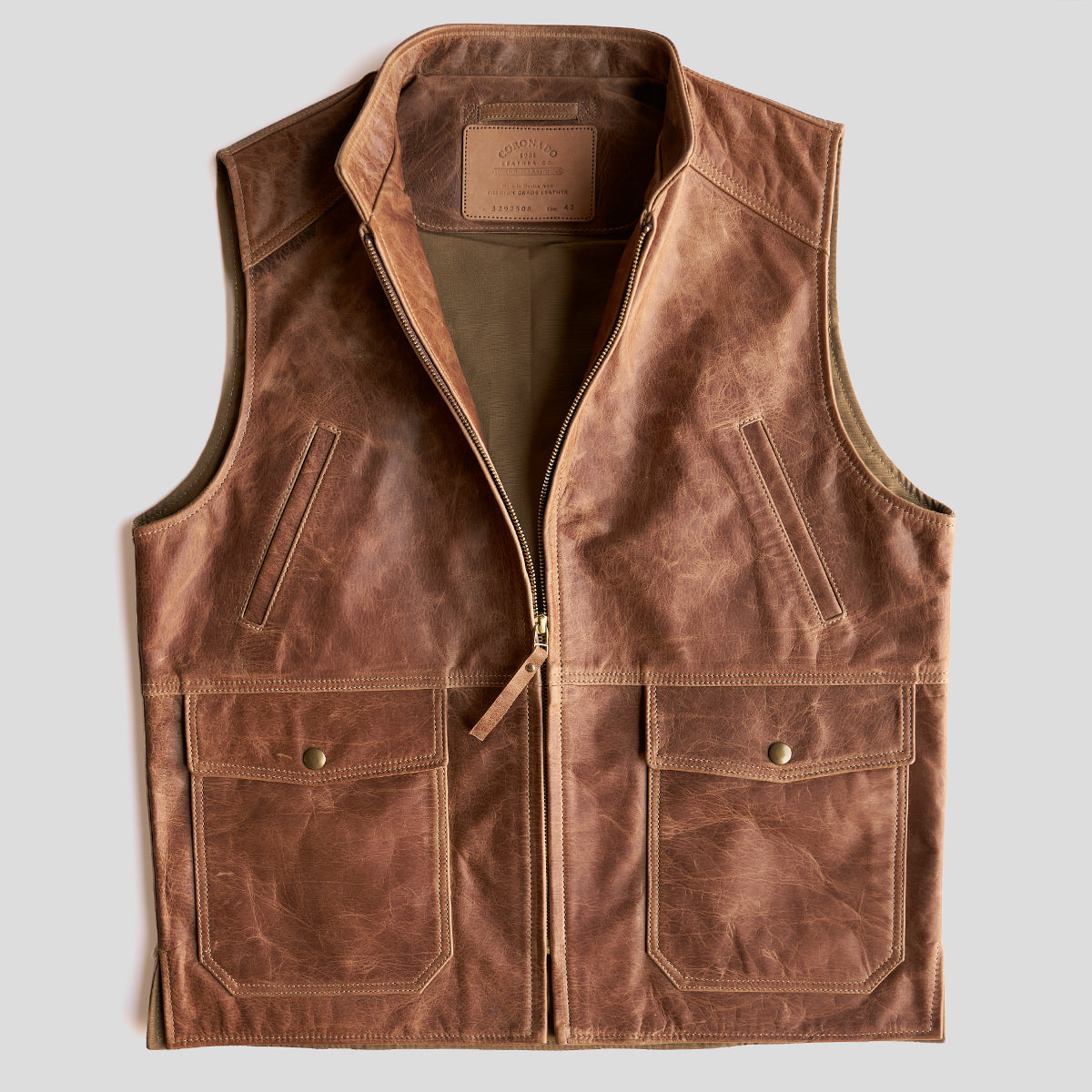 NO.330 Shelby II Vest | Stagecoach Tan