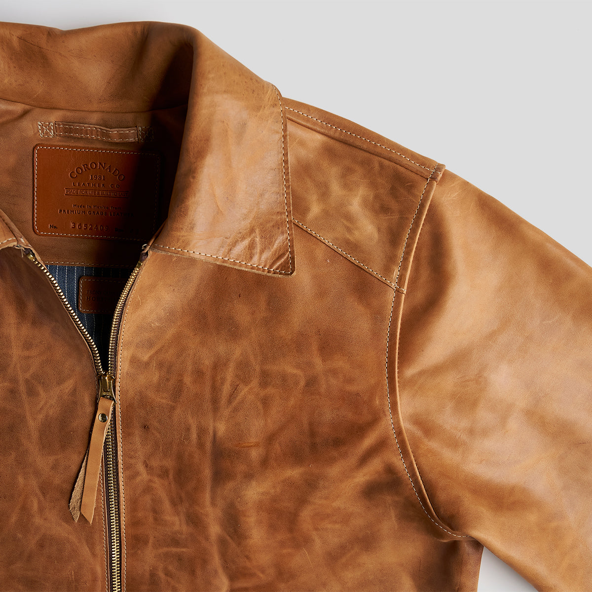 Horween® Horsehide Jacket No. 65 | Tan