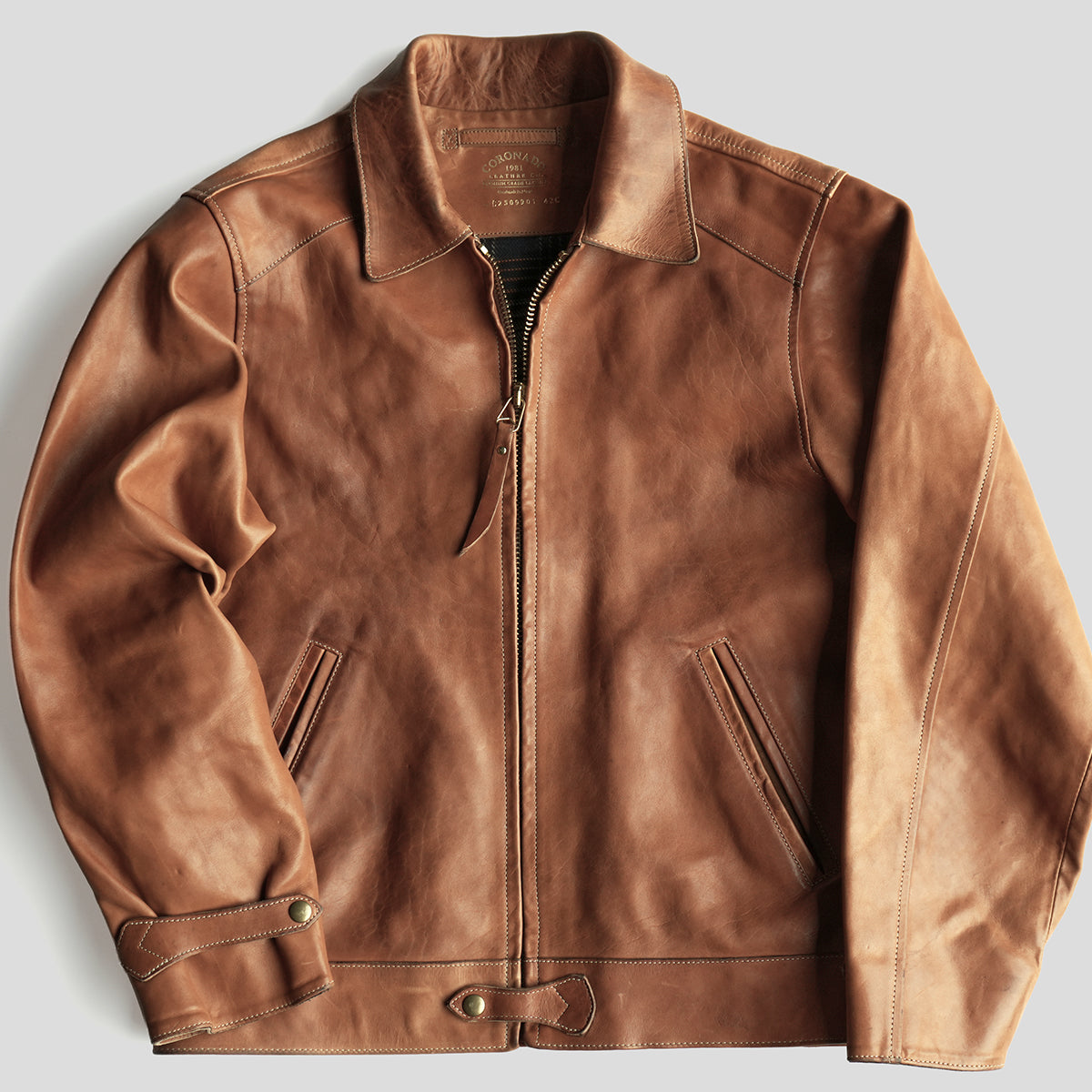 No.69 Union Jacket | Stone-Washed Horween® DHF Horsehide