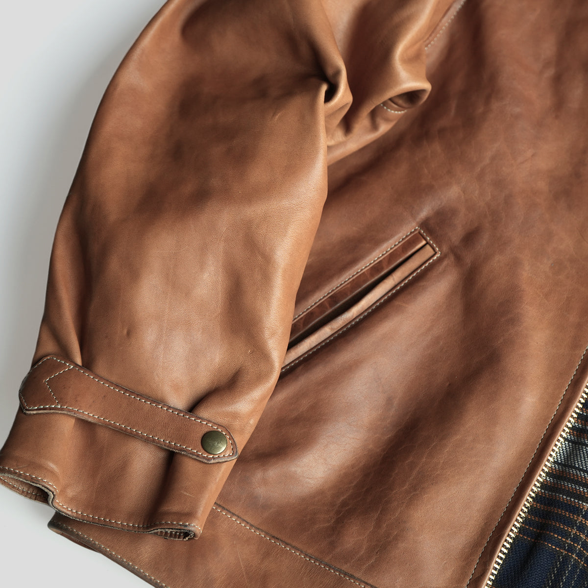 No.69 Union Jacket | Stone-Washed Horween® DHF Horsehide