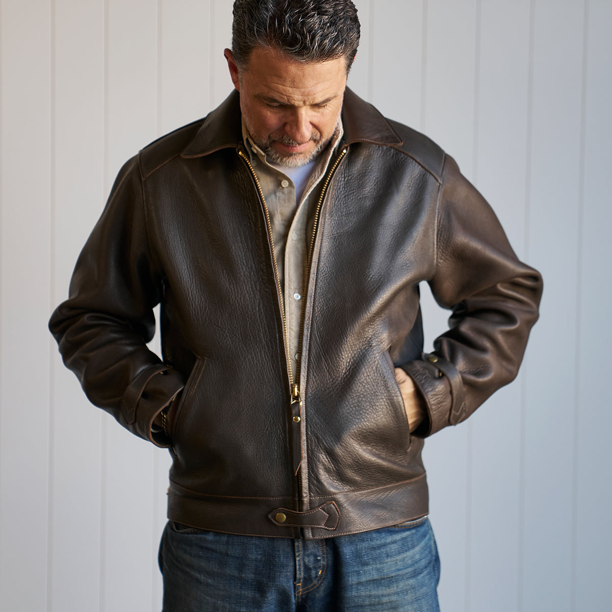 No.69 Union Jacket | Horween® Deerskin x8
