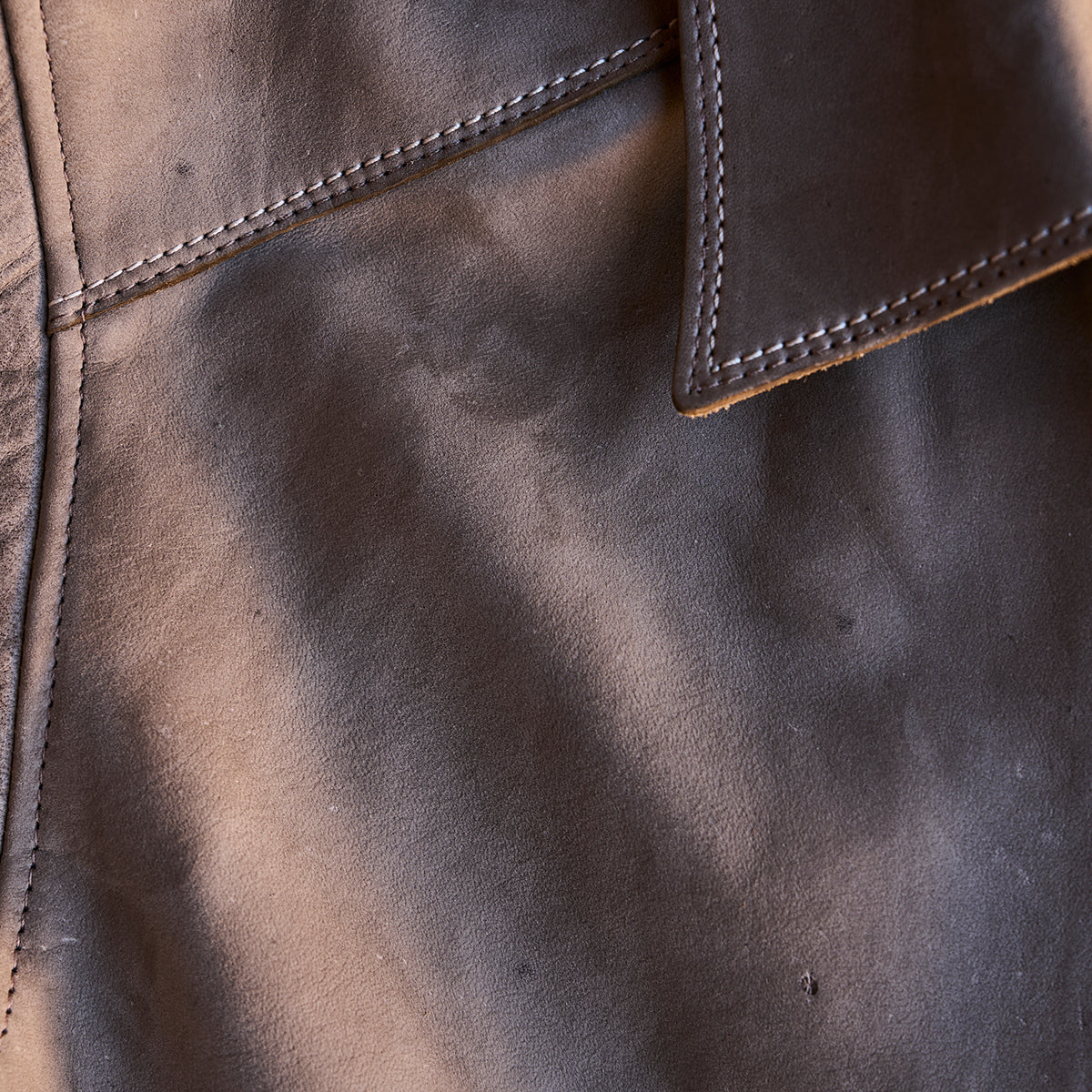 No.69 Union Jacket | Olive-Tanned Horsehide (Coyote)