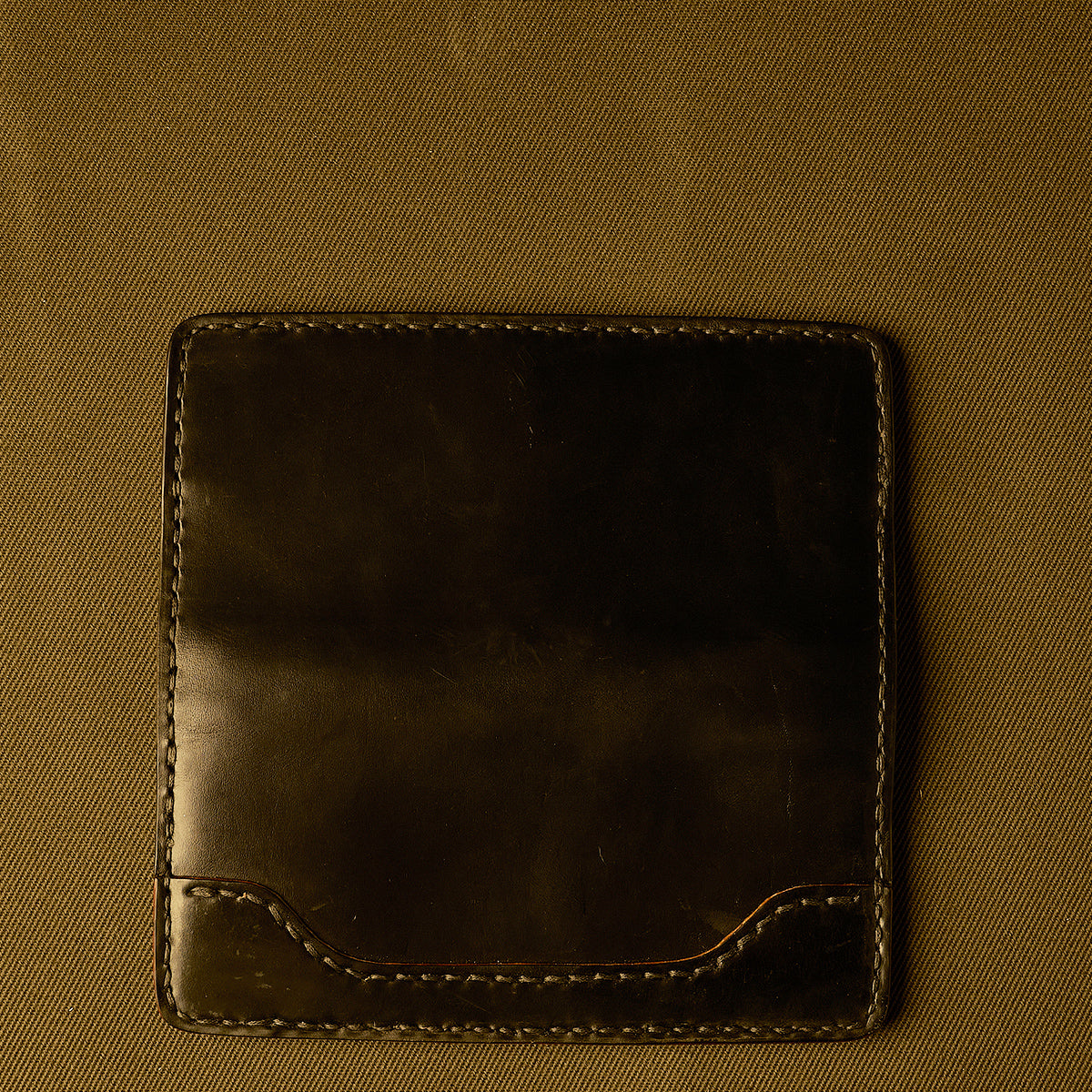 Garrison Shell & Horse Long Wallet | Black