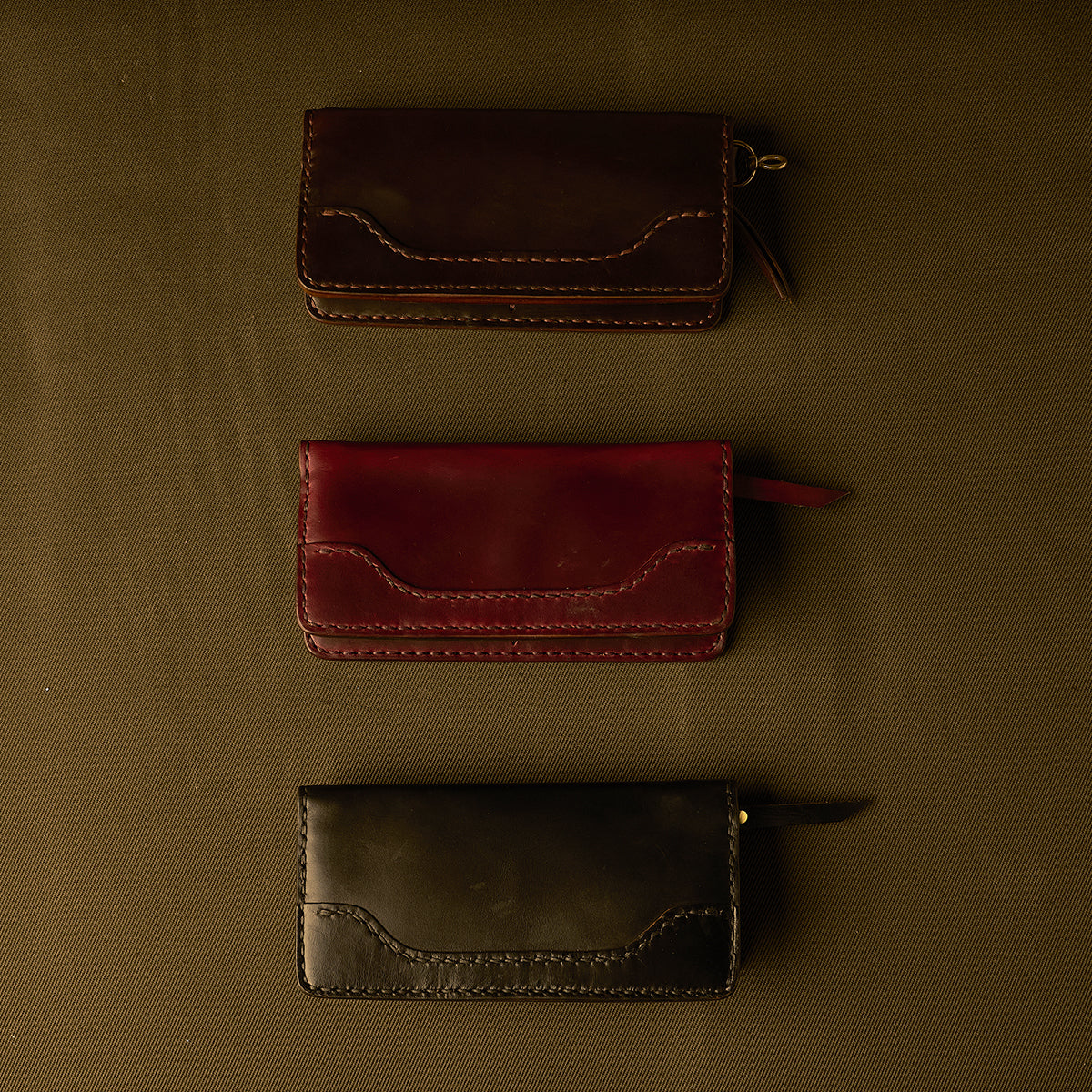 new Garrison Horsehide Long Wallet | Black