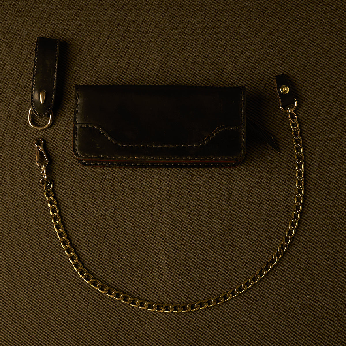 new Garrison Horsehide Long Wallet | Black