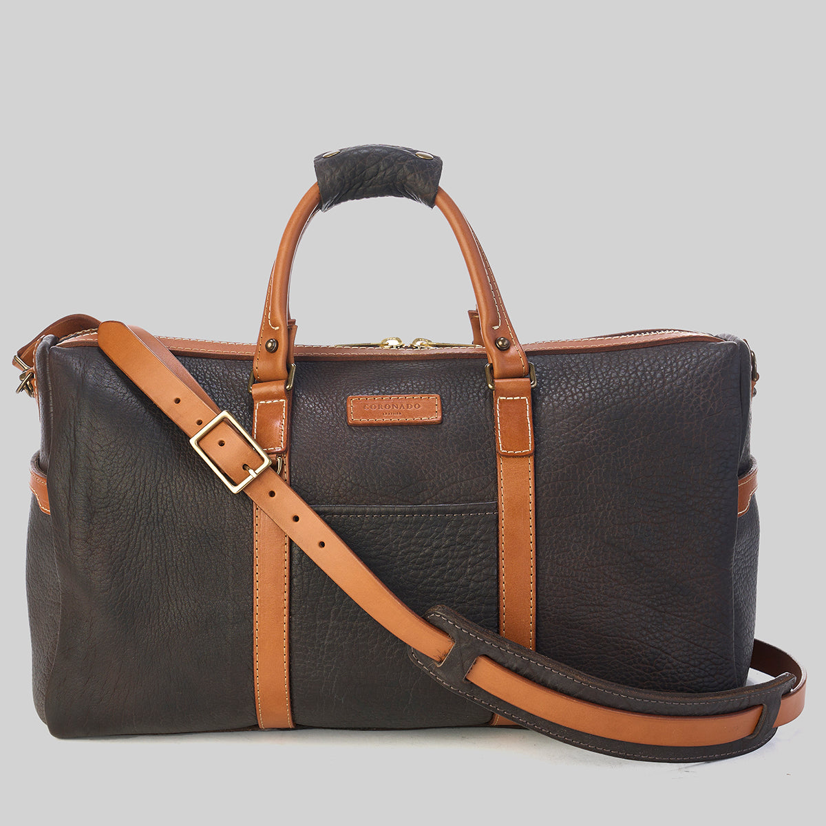 Austin Bison Duffel No.007 | LE Brown x 2 — Coronado Leather