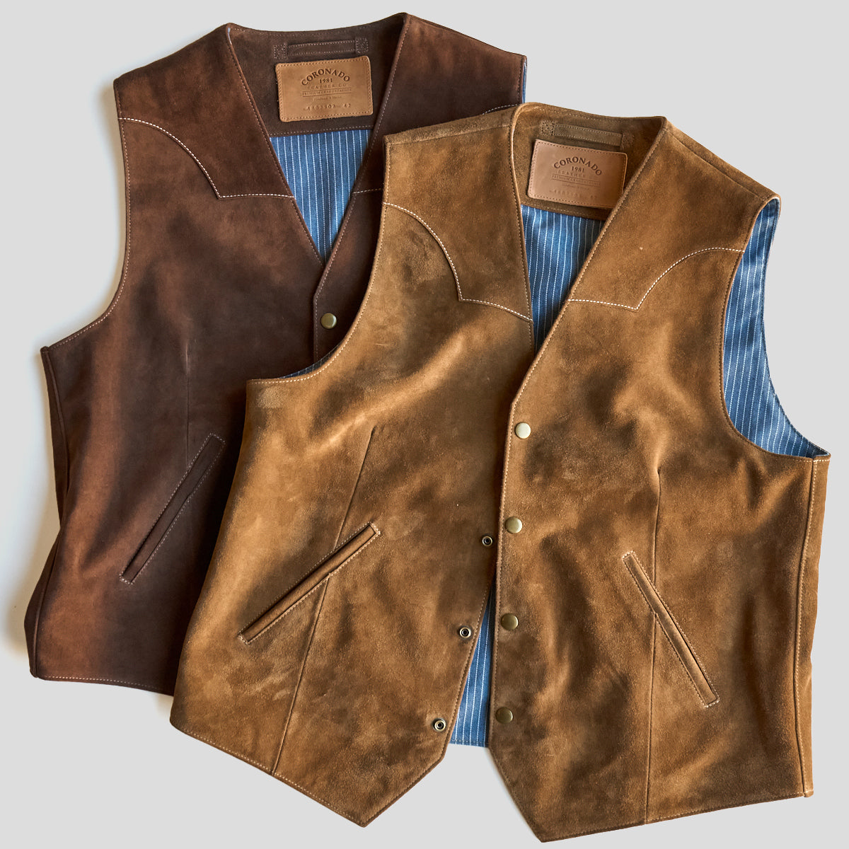 No.480 Fremont Vest | Tan Suede LE