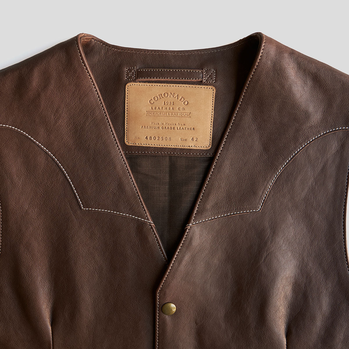No.480 Fremont Vest | Italian Goatskin LE