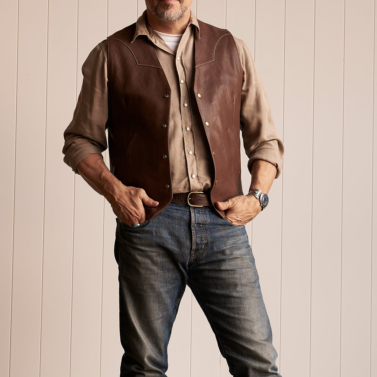 No.480 Fremont Vest | Napa Brown LE