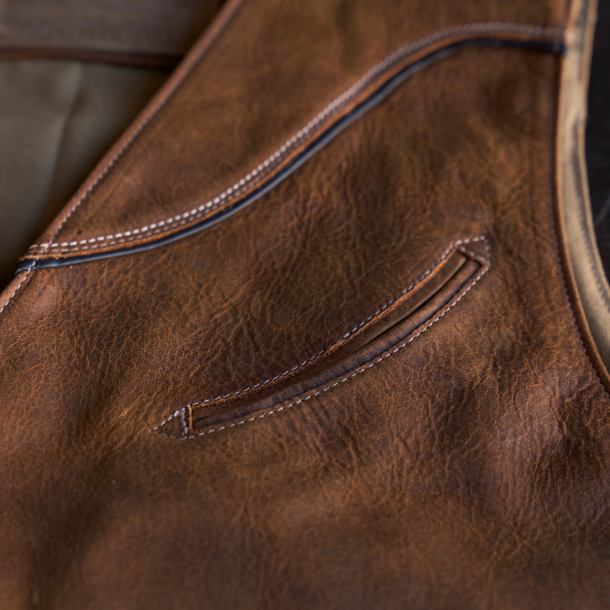 No.484 Vaquero Vest | Indy Bison Brown (LE) x10
