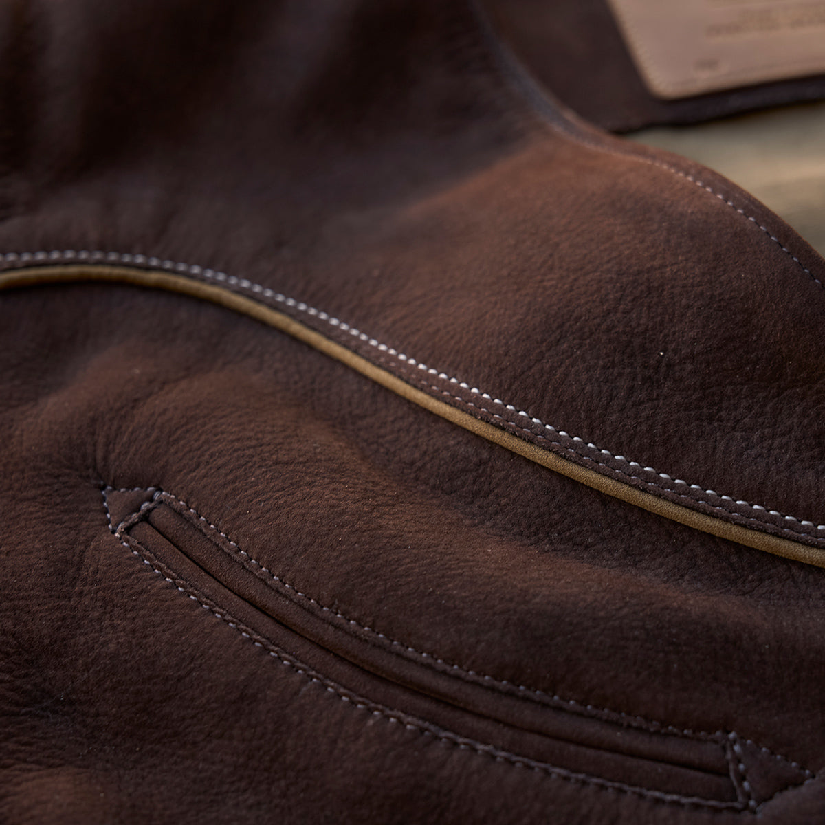 No.484 Vaquero Vest | Brown Nubuck