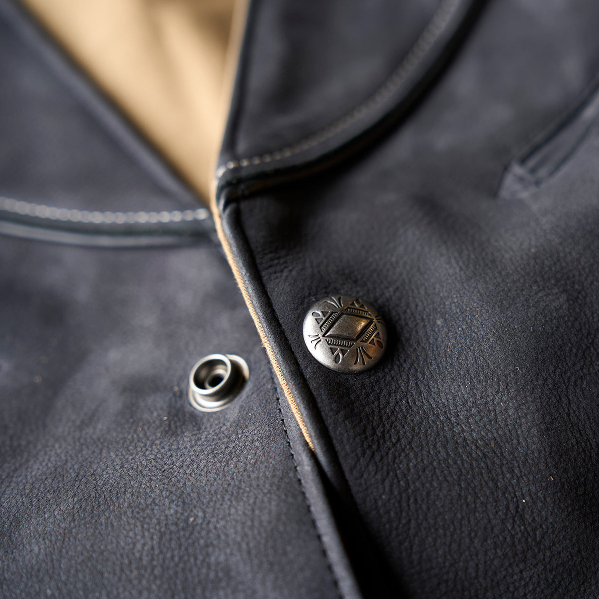 No.484 Vaquero Vest | Charcoal Nubuck