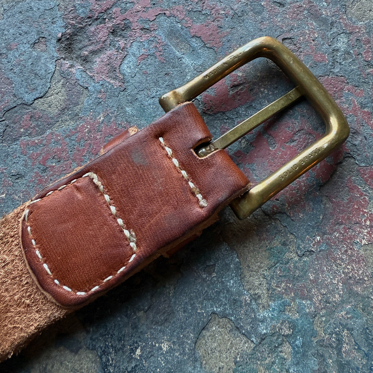 Vintage Stone-Washed Belt No.510