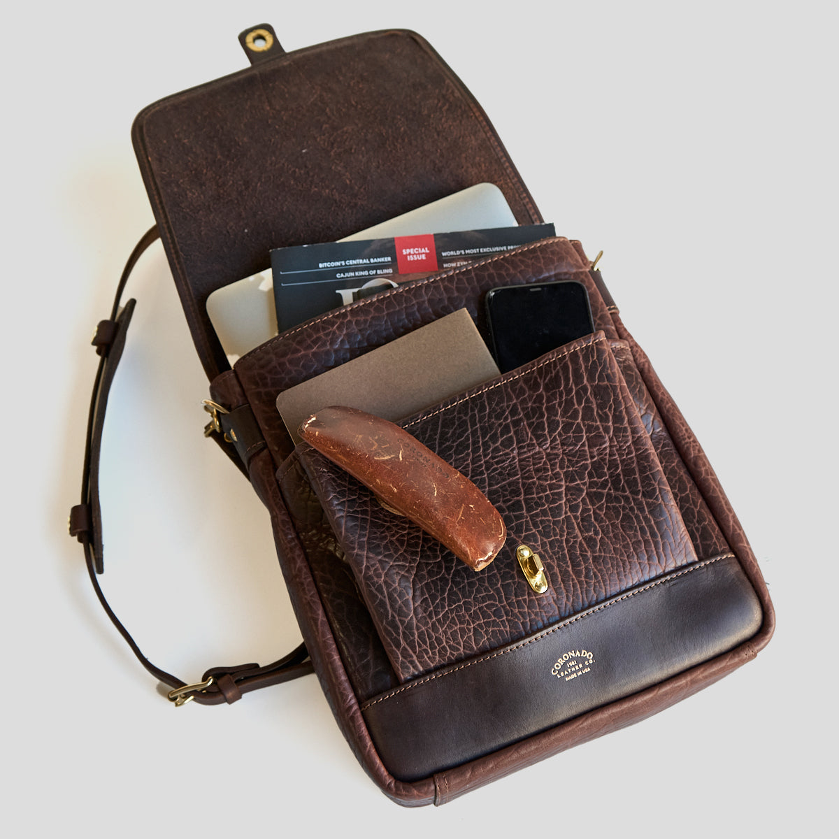 The No.522 Crossbody | Bison Brown (NEW)
