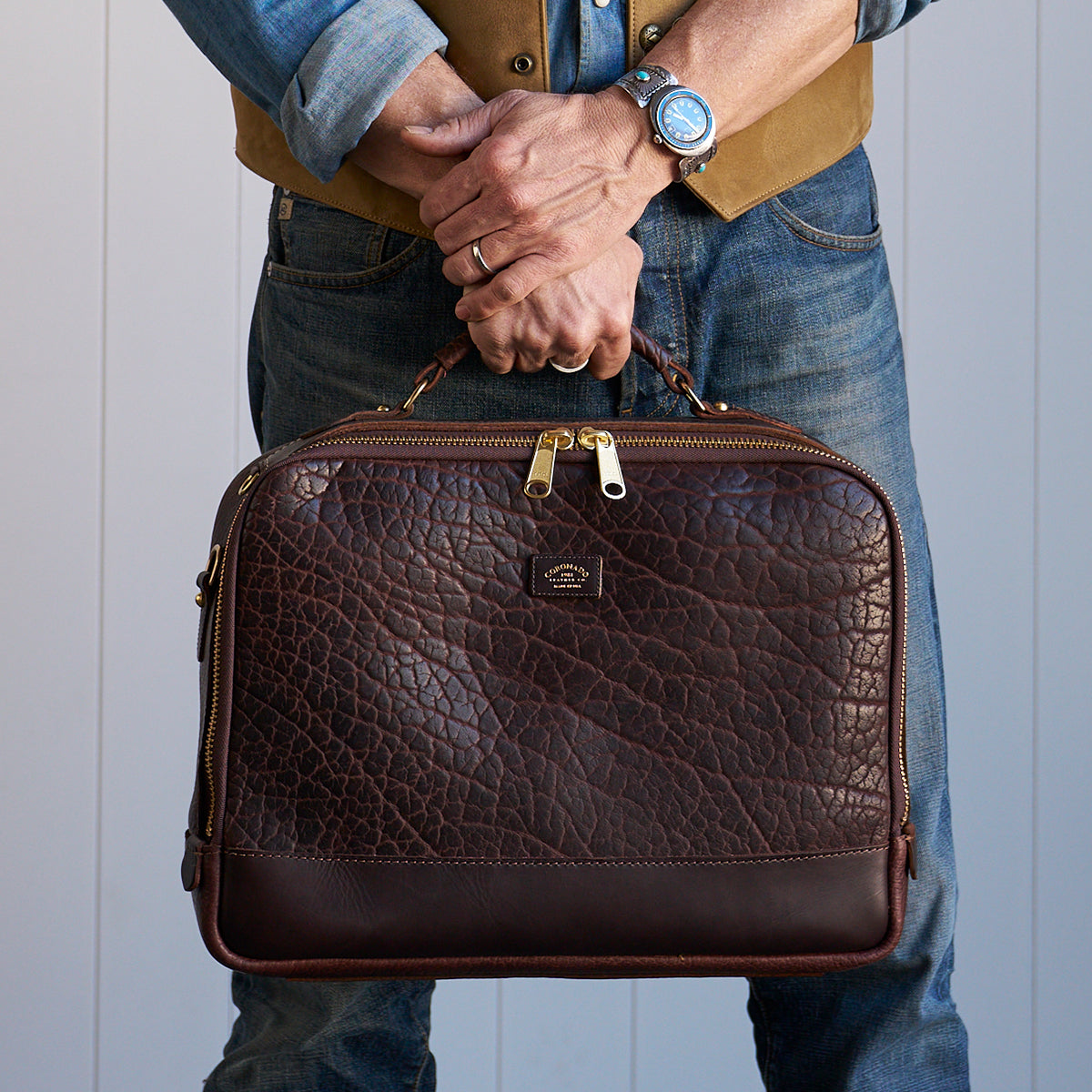 No.540 Attach Case | LE Bison Brown