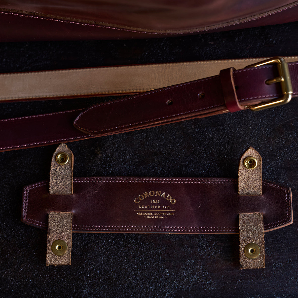 No.541 Chicago Shell Briefcase | Horween® Marbled #8 X2