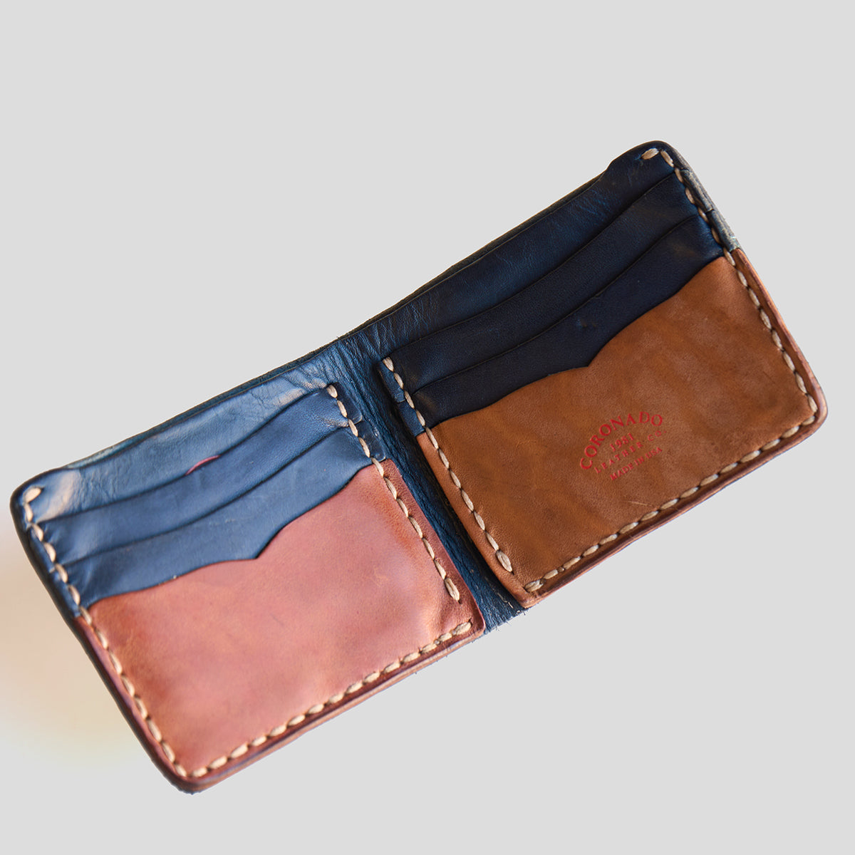 No.623 Stone-Washed Wallet | Horween® Indigo