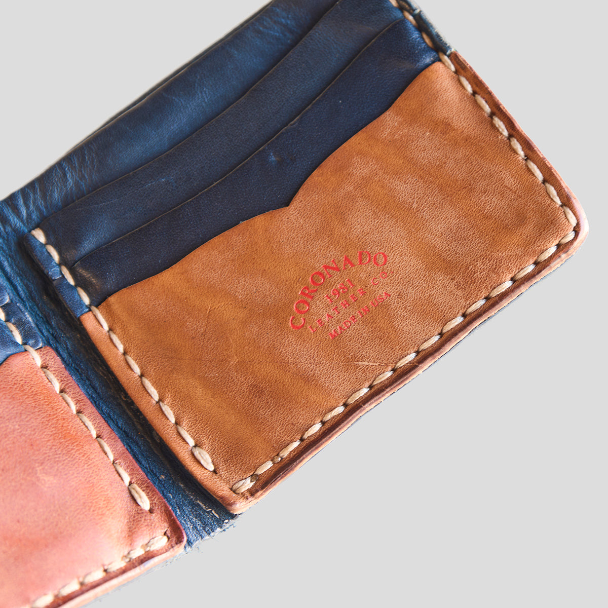 No.623 Stone-Washed Wallet | Horween® Indigo