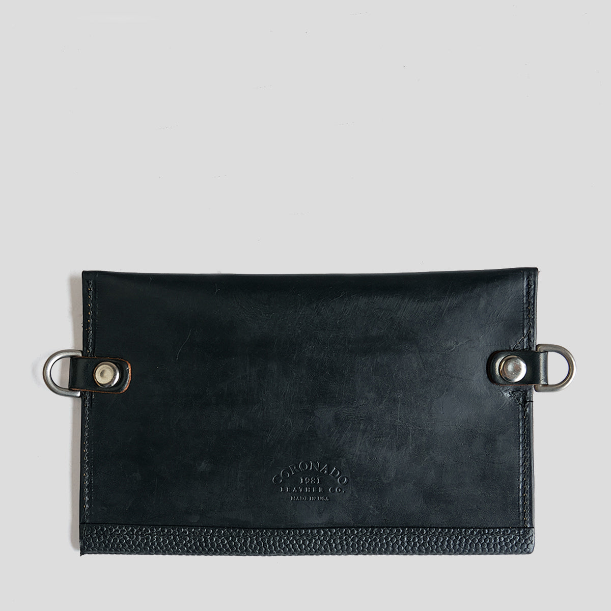 Utility Flat Pouch #70 | Black Football