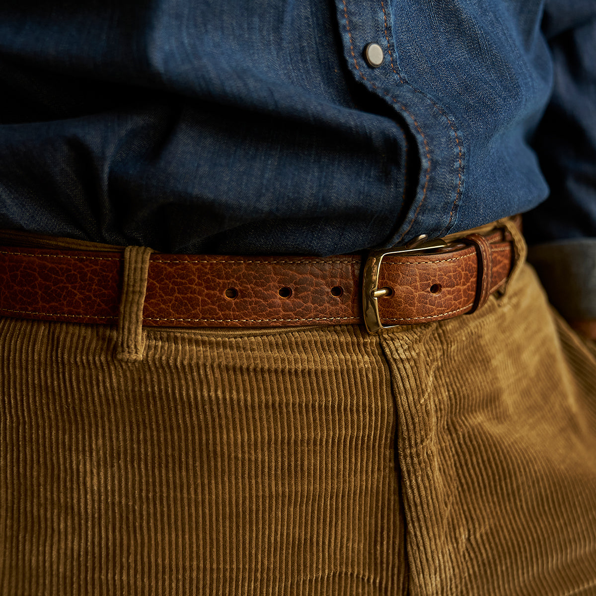 No.715 Executive Belt | Bison Walnut