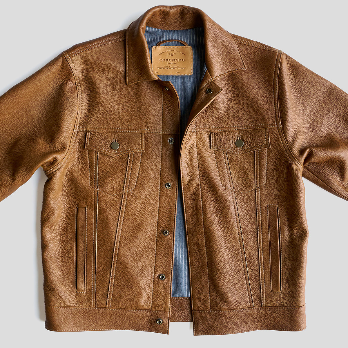 No.210 Dean Jacket | LE Deerskin Brown 7210-DT