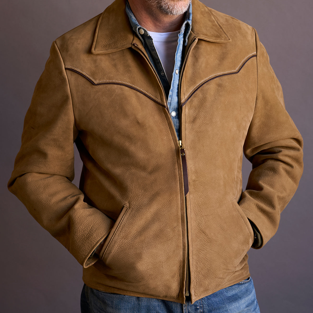 No.81 Vaquero Jacket | Charcoal Nubuck