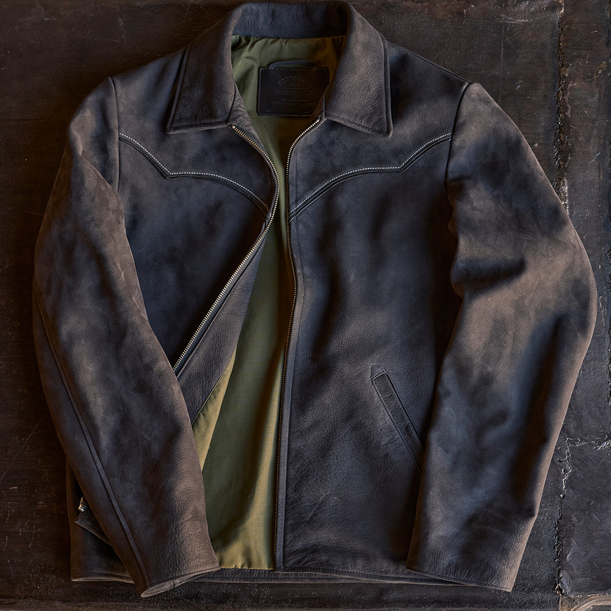 No.81 Vaquero Jacket | Charcoal Nubuck
