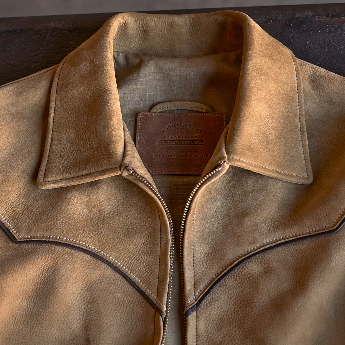 No.81 Vaquero Jacket | Coyote Tan Nubuck