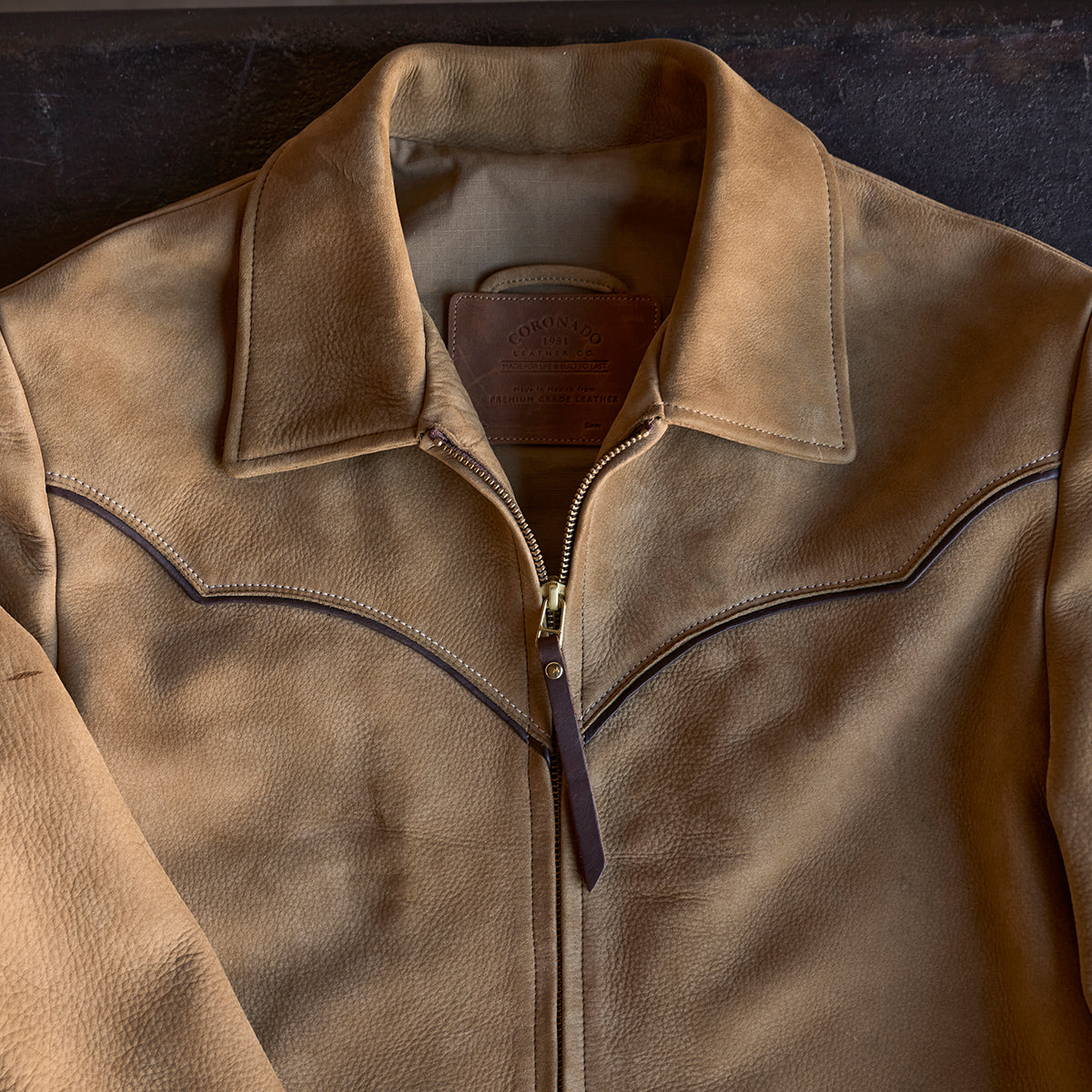 No.81 Vaquero Jacket | Coyote Tan Nubuck