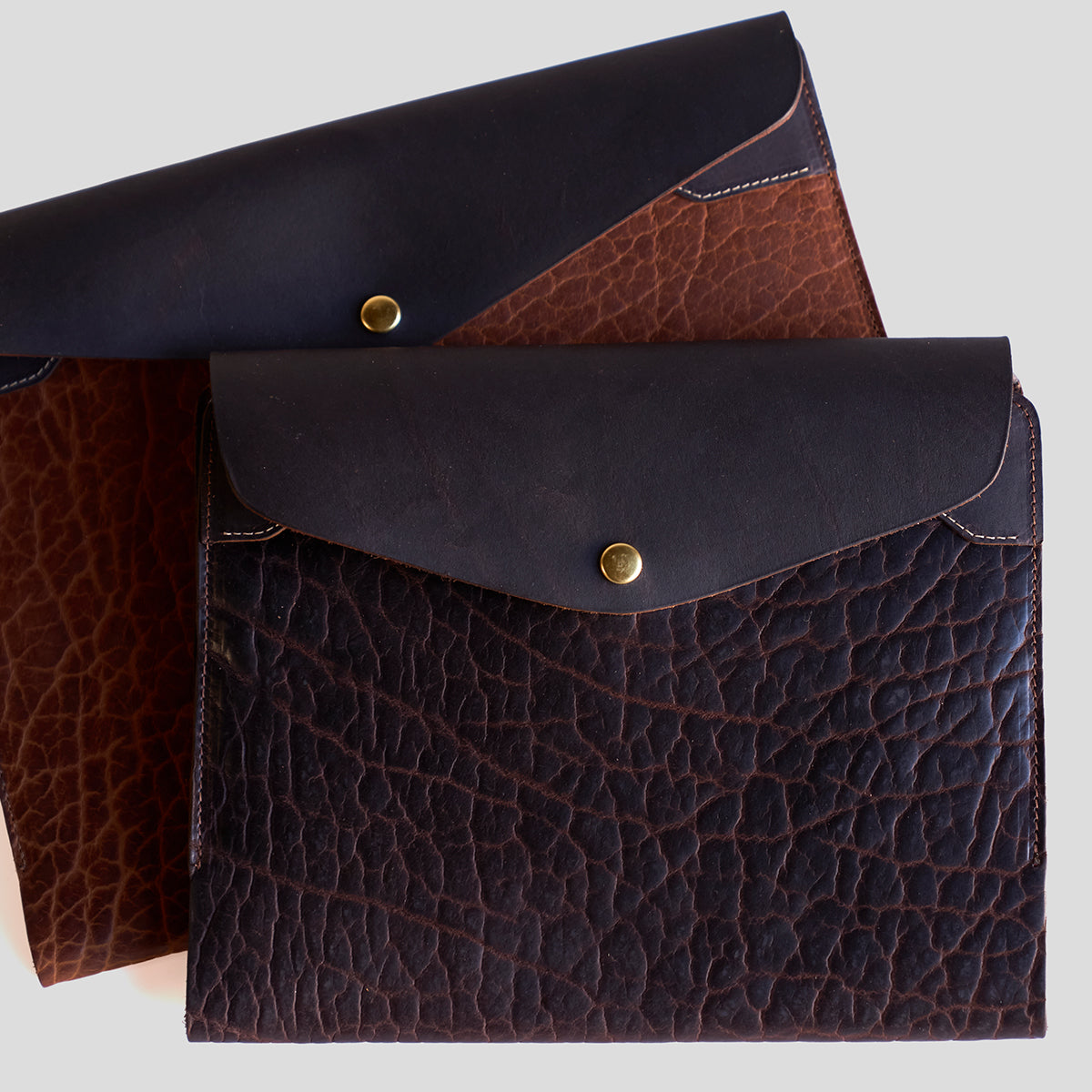 No.812 B5 Portfolio | Shrunken Bison Brown