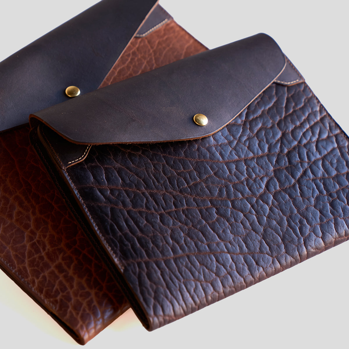 No.812 B5 Portfolio | Shrunken Bison Brown
