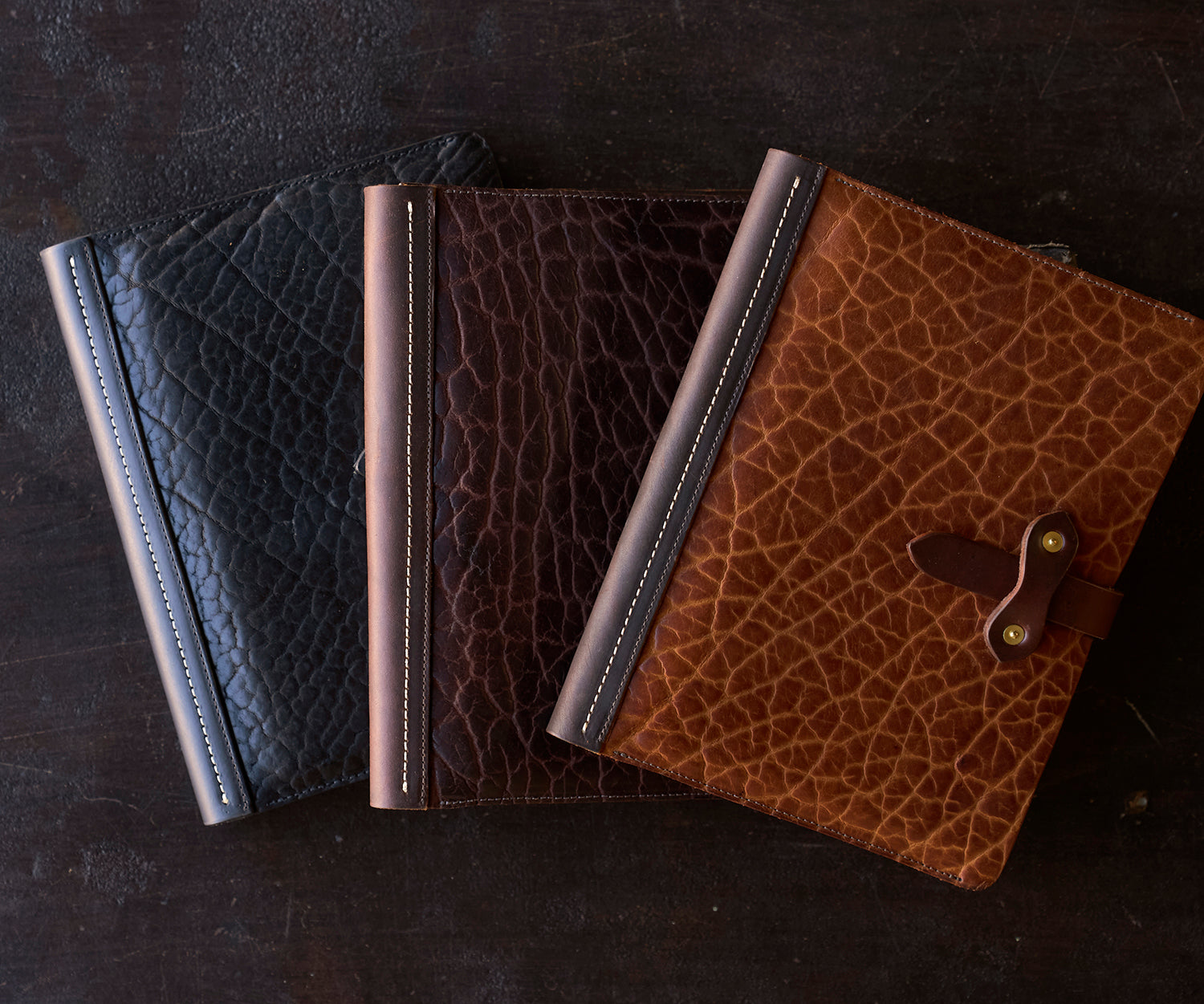No.820 Portfolio A5 | Shrunken Bison Brown