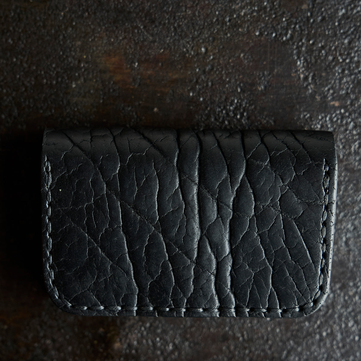No.14 Heritage Silver Clip Wallet | Black Bison