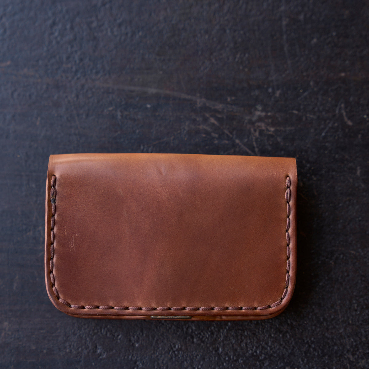 No.8214 Horween® Shell Clip Wallet | Bourbon
