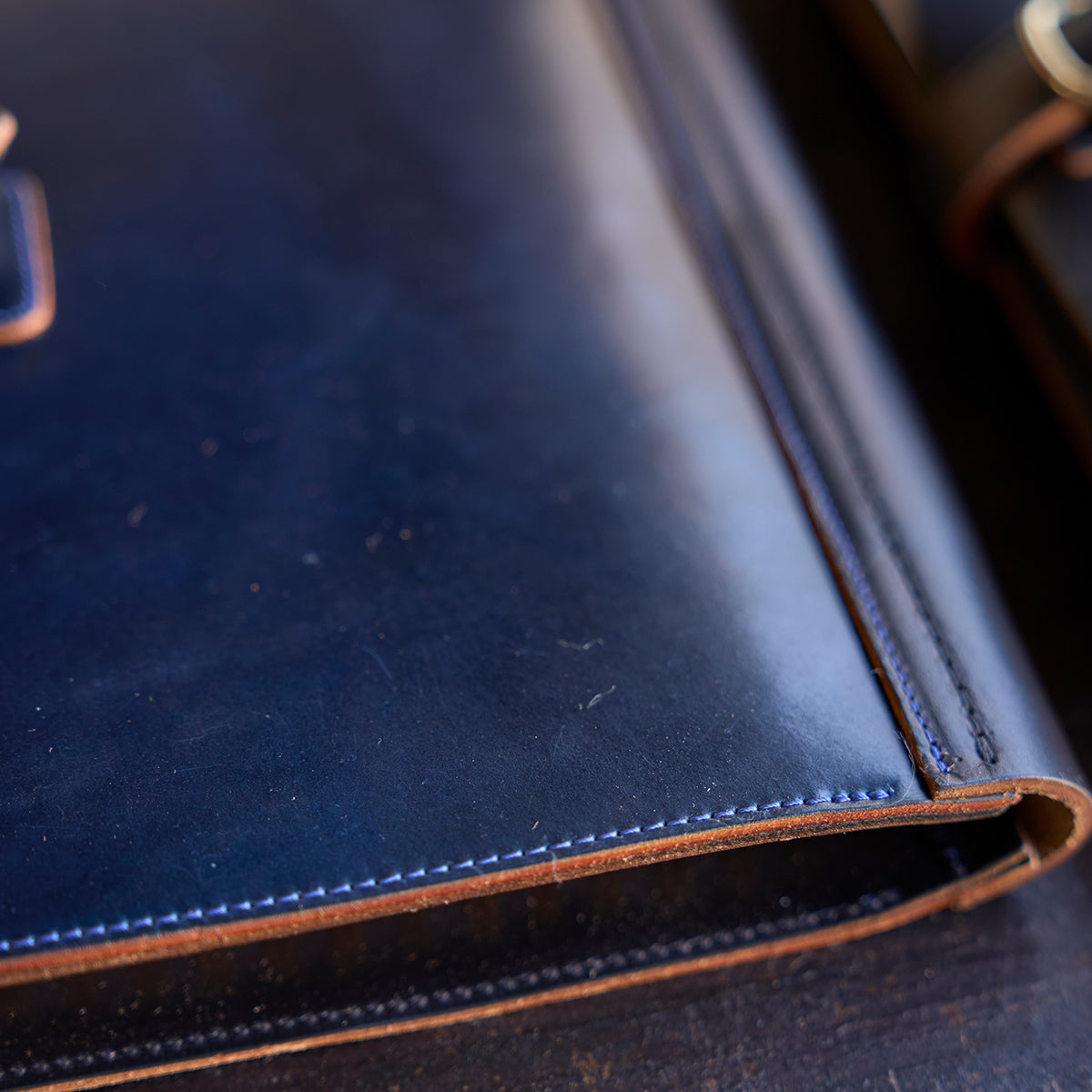 No.822 Portfolio A5 | Horween® Shell Cordovan (Navy)
