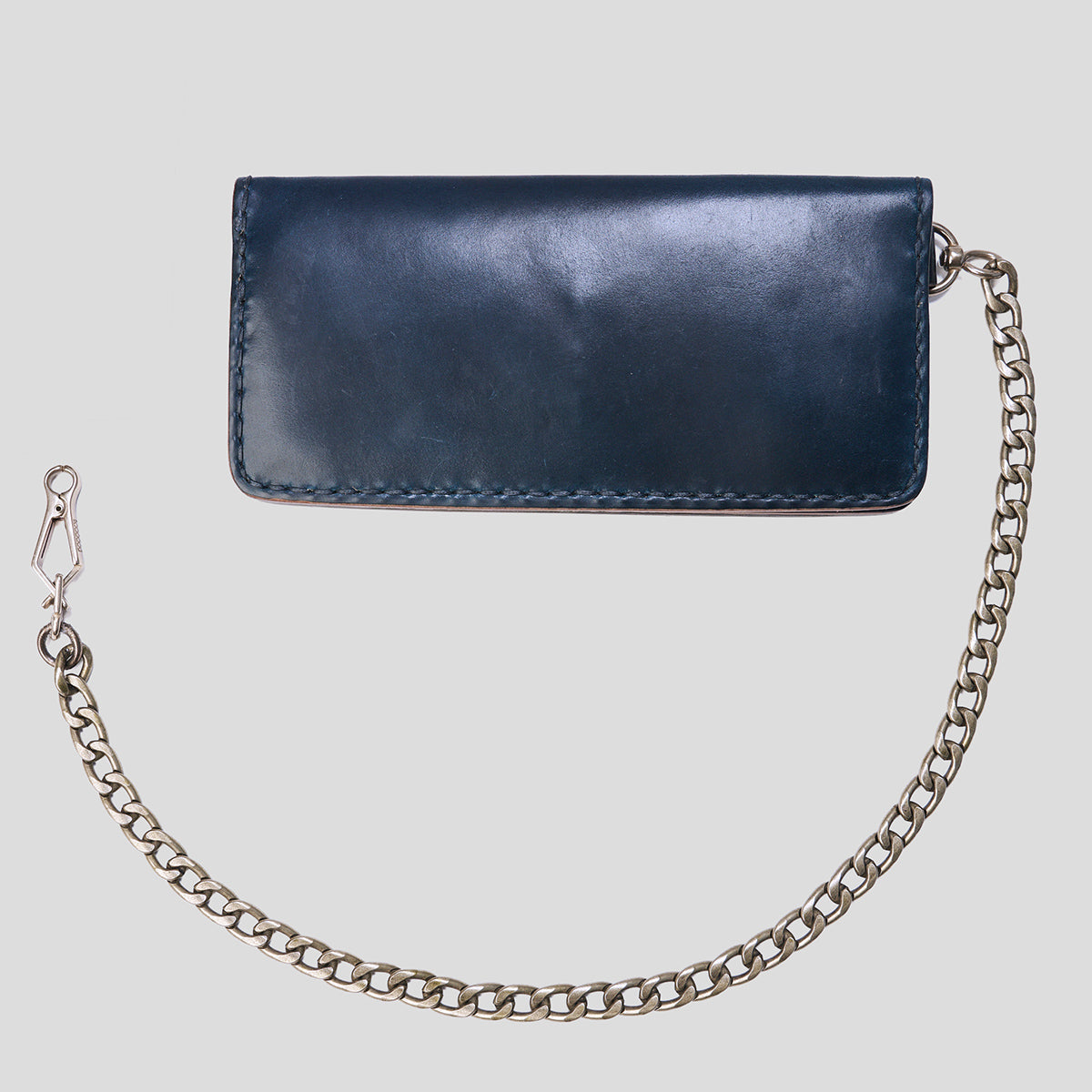 No.830 Horween® Shell Cordovan Long Wallet | Navy