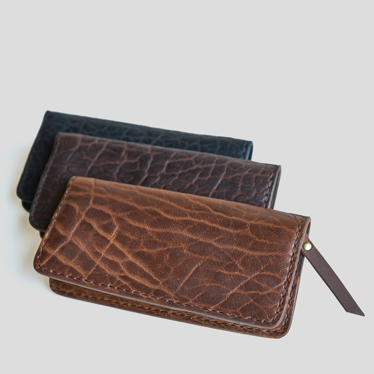 No.830 Handsewn Long Wallet | Bison Brown