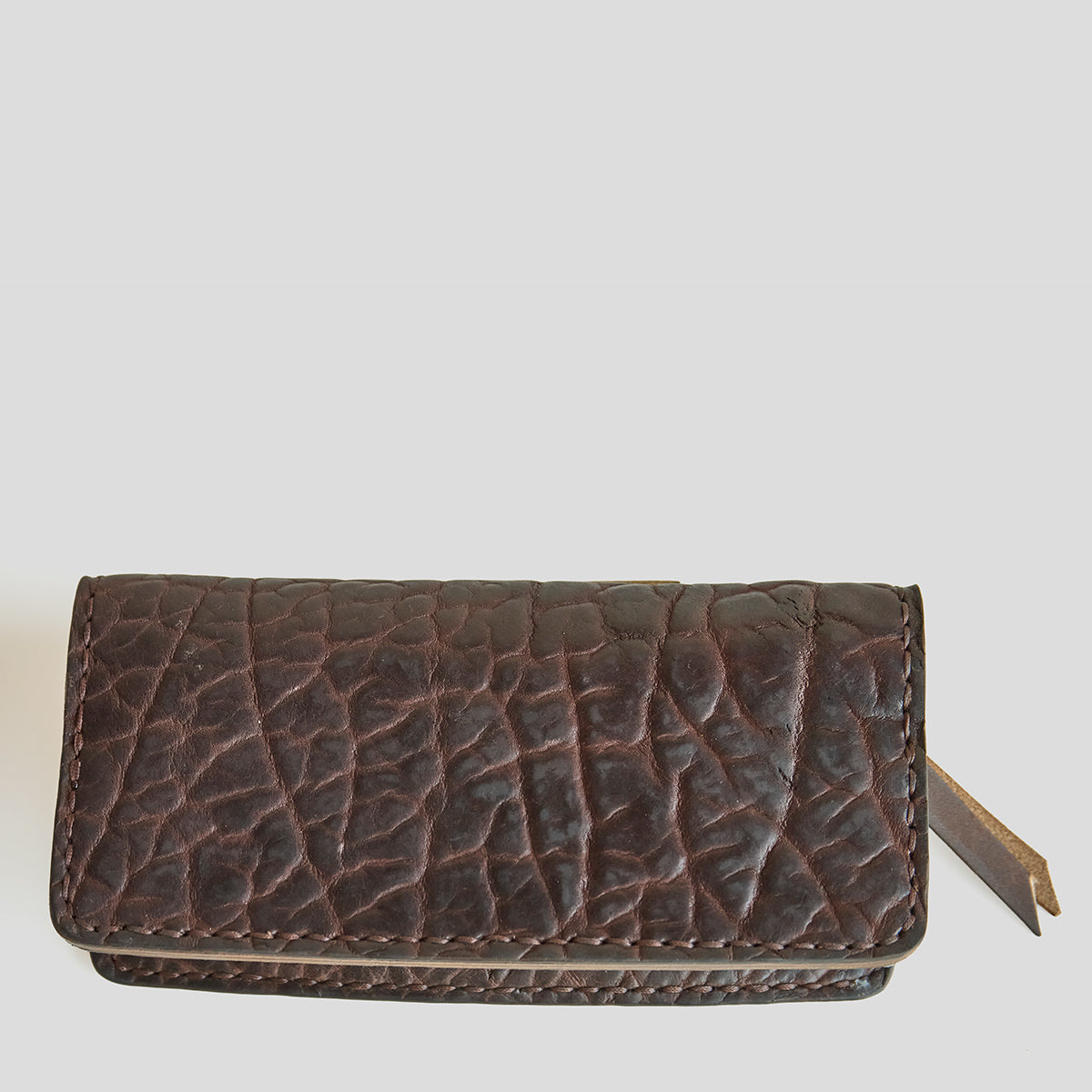 No.830 Handsewn Long Wallet | Bison Brown